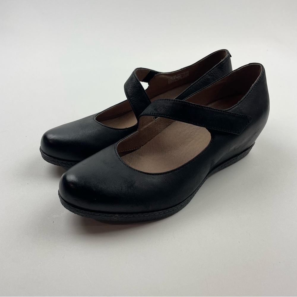 Dansko Lanie Black Burnished Nubuck Women's Comfort Shoes Size EU 39 8.5-9
